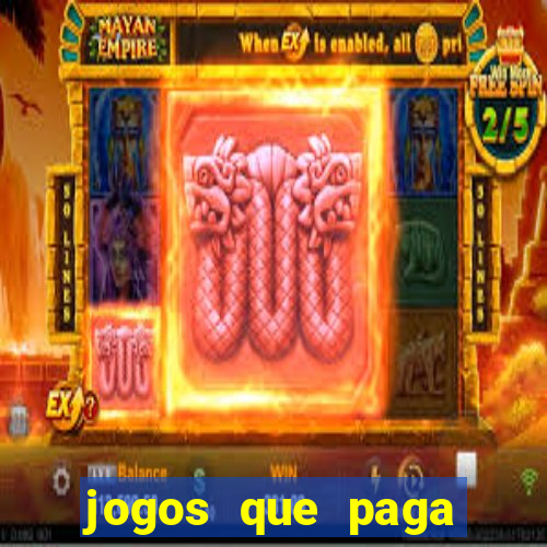 jogos que paga dinheiro de verdade no pix